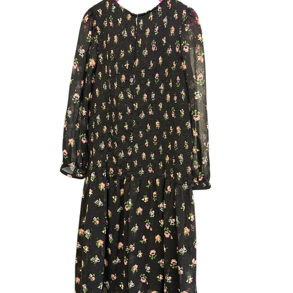 Zara Floral Long Sleeve Dress
